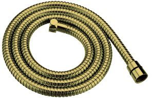 5.31022-GB PRIORITY Шланг Сталь #304 1500мм, антитвист, гайки латунь,браш.золото (330529)