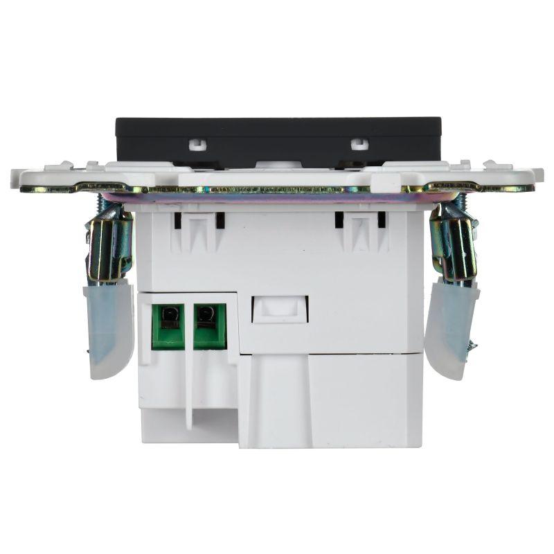 Розетка USB A+C 18Вт SKANDY SK-R13T титан IEK SK-U22-018-K48