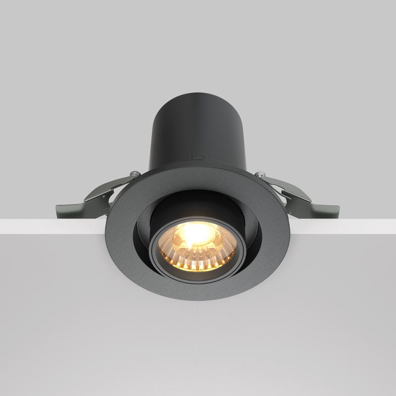 Светильник Hidden 10Вт 3000К 36град. встраив. Maytoni DL045-01-10W3K-B