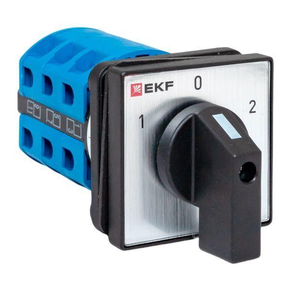 Переключатель кулачковый ПК-1-23 3п 25А "1-0-2" IP65 EKF pk-1-23-25-65