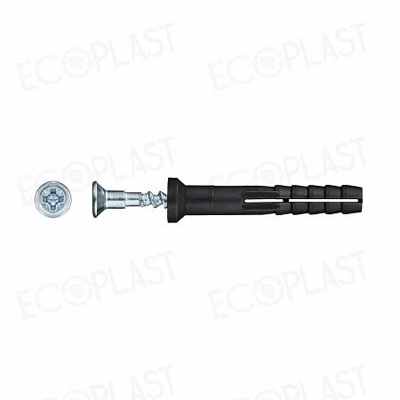 Дюбель-гвоздь полипр. потай. 6х40 EcoPlast 153687