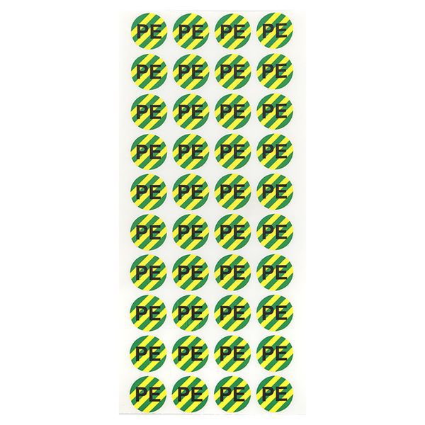 Наклейка "PE" d20мм PROxima EKF an-2-07-1