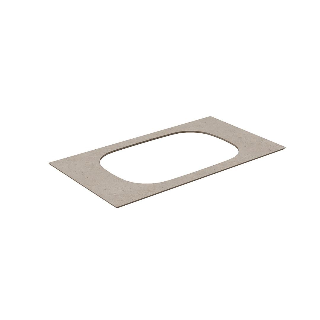 Спец. изд. декоративное для раковин, встраив. сверху MAGICA Риккарди 90 см, бежевый мат. (без отв.)