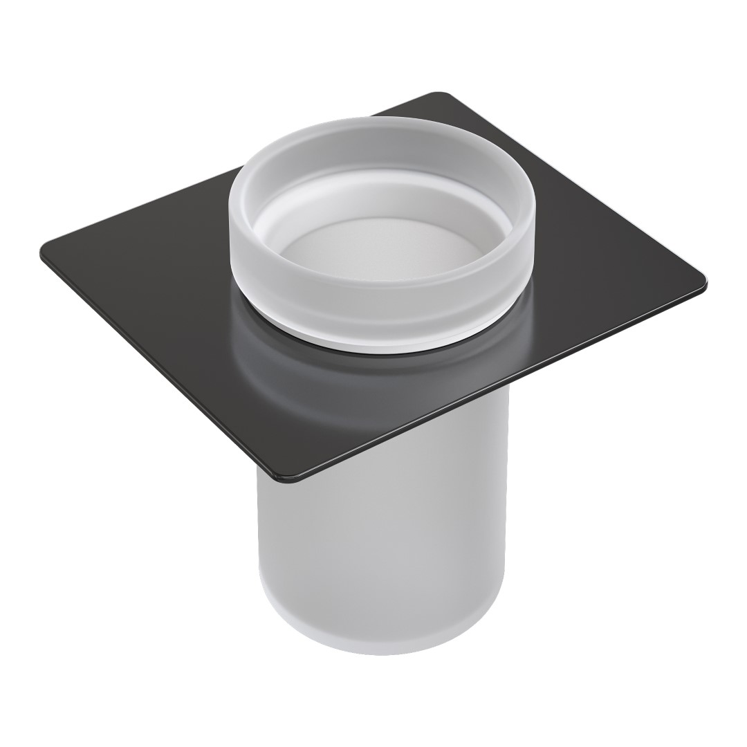 Стакан для полки Shiny gunmetal/Глянцевый графит