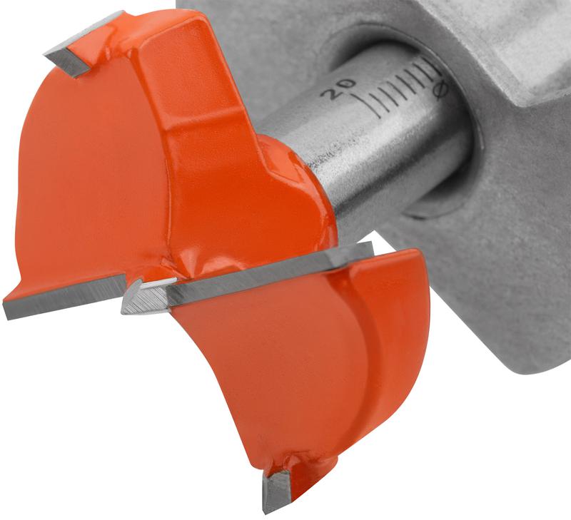 Сверло Форстнера (фреза) с карбидными вставками и ограничителем глубины 35мм FIT 36517