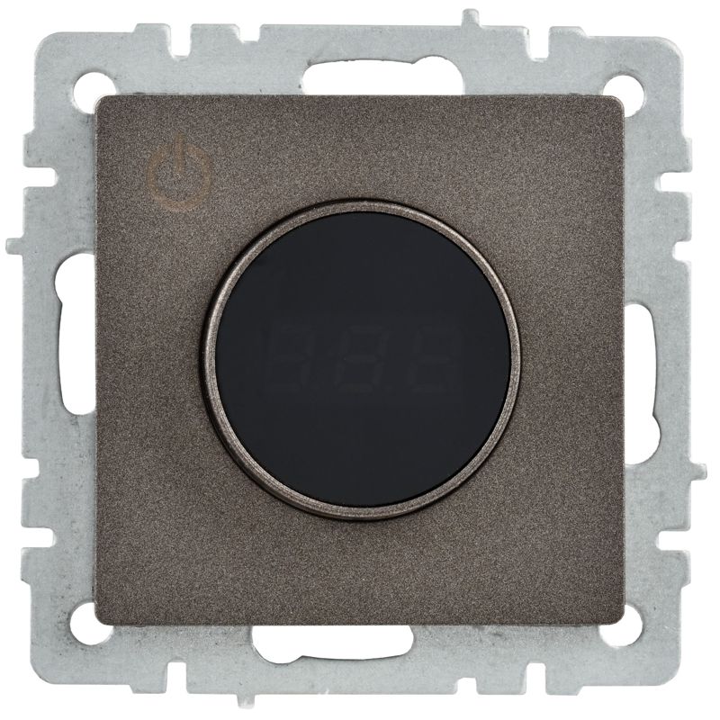 Термостат электронный с индик. BRITE СП IP20 ТС10-1-БрТБ темная механизм бронза IEK BR-RT11-K45