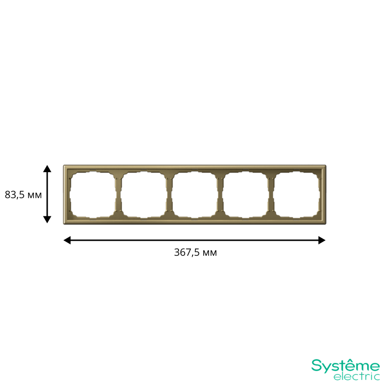 Рамка 5-м ArtGallery зол. SE GAL001605