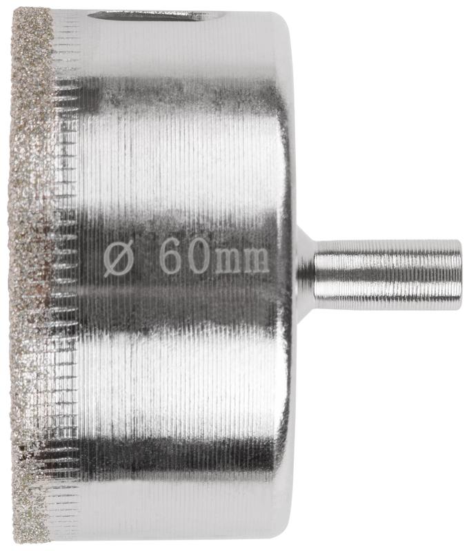 Коронка алмазная кольцевая по кафелю и стеклу 60х50мм КУРС 16294