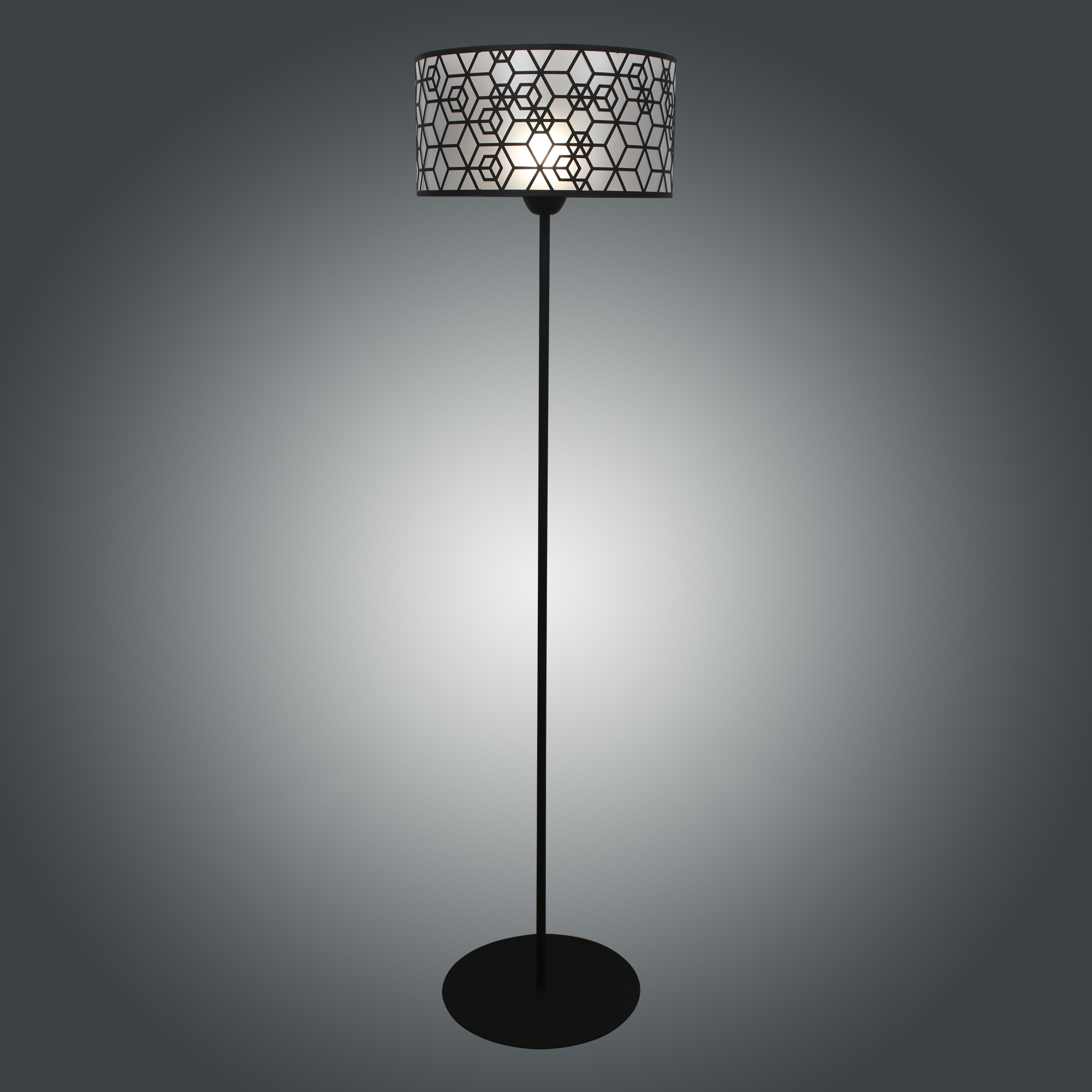 Светильник Нордика ННБ 63-60-021 черн.муар /шнур черн.  напольный - торшер