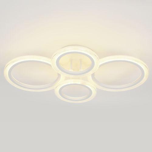 Светильник светодиодный Ring CLL-1-59-RC WH 59Вт 3000К-6000К 600х400х110 с пультом ДУ бел. Эра Б0069748