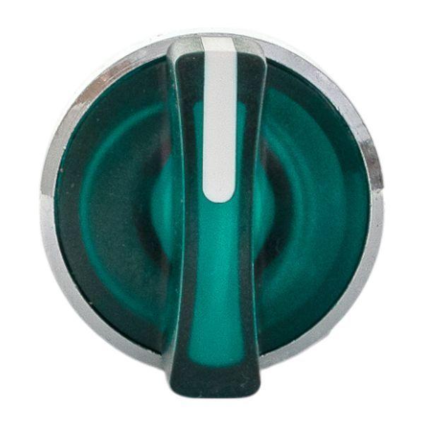 Механизм переключателя исполнительный XB4 IP65 на 2 положения возвратный без фиксации с подсветкой с короткой ручкой зел. EKF XB4BD2L-G-65