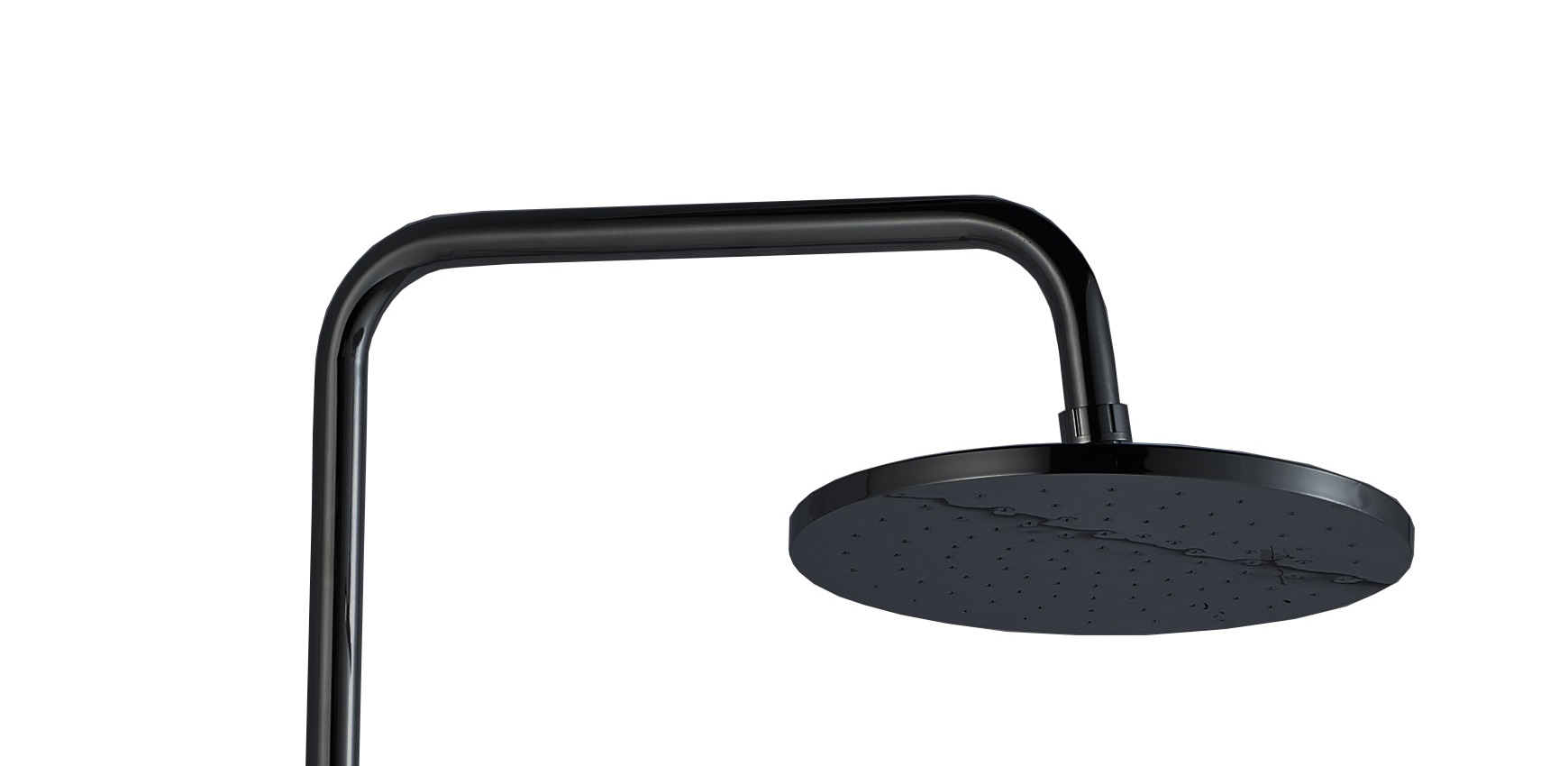 Стойка OGLIO B TS душевая с термостатом BOCH MANN BM9649 (ЧЕРНЫЙ)
