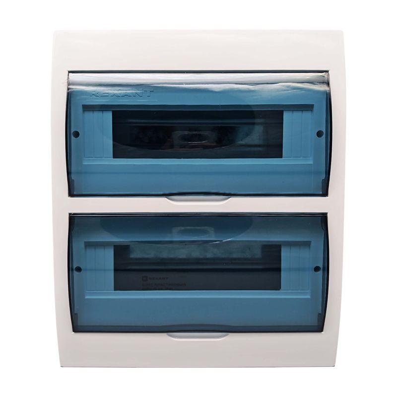 Бокс ЩРН-П-24 IP41 пластик. бел. Rexant 11-0324
