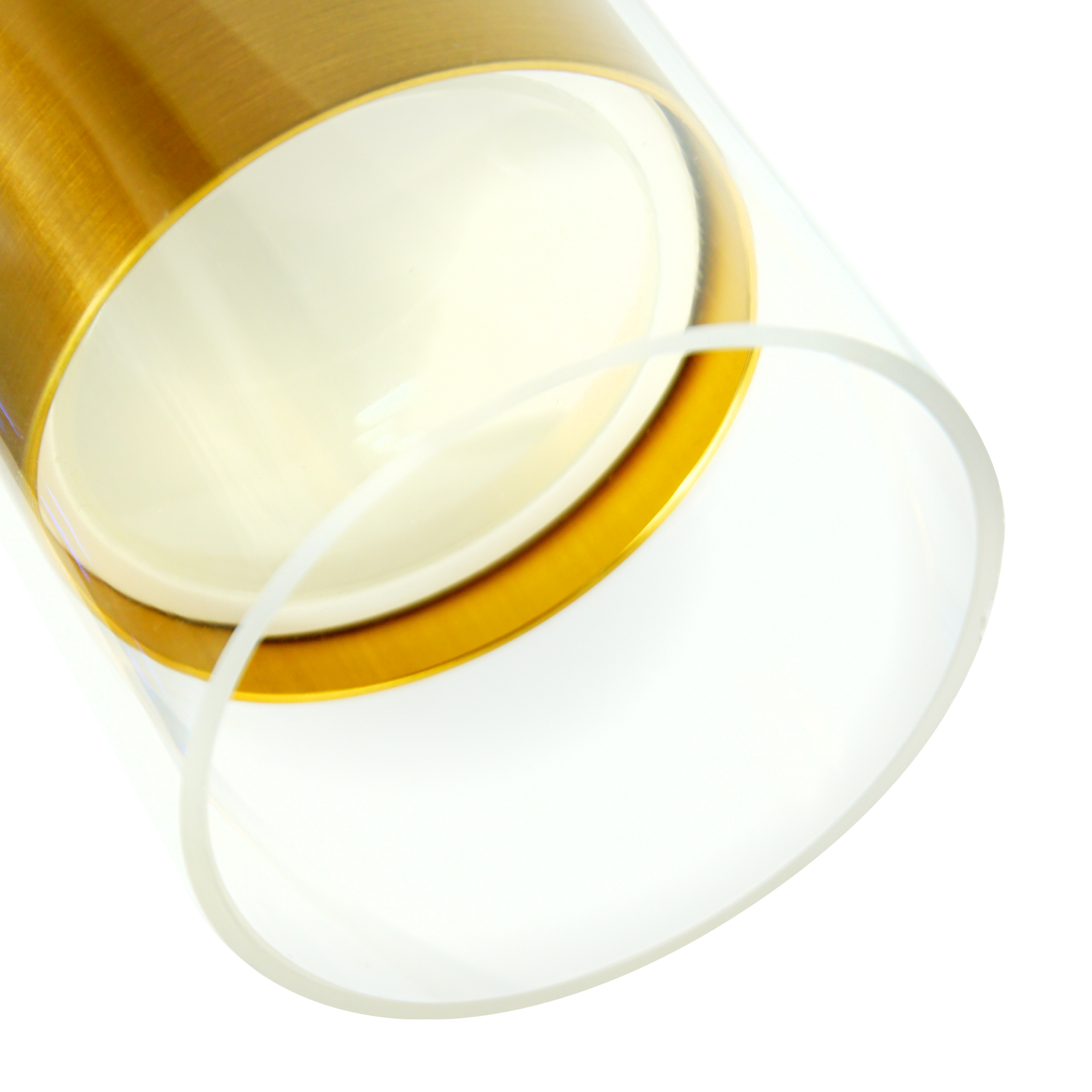 Светильник ДБО GU10 без лампы наклонный золото черный