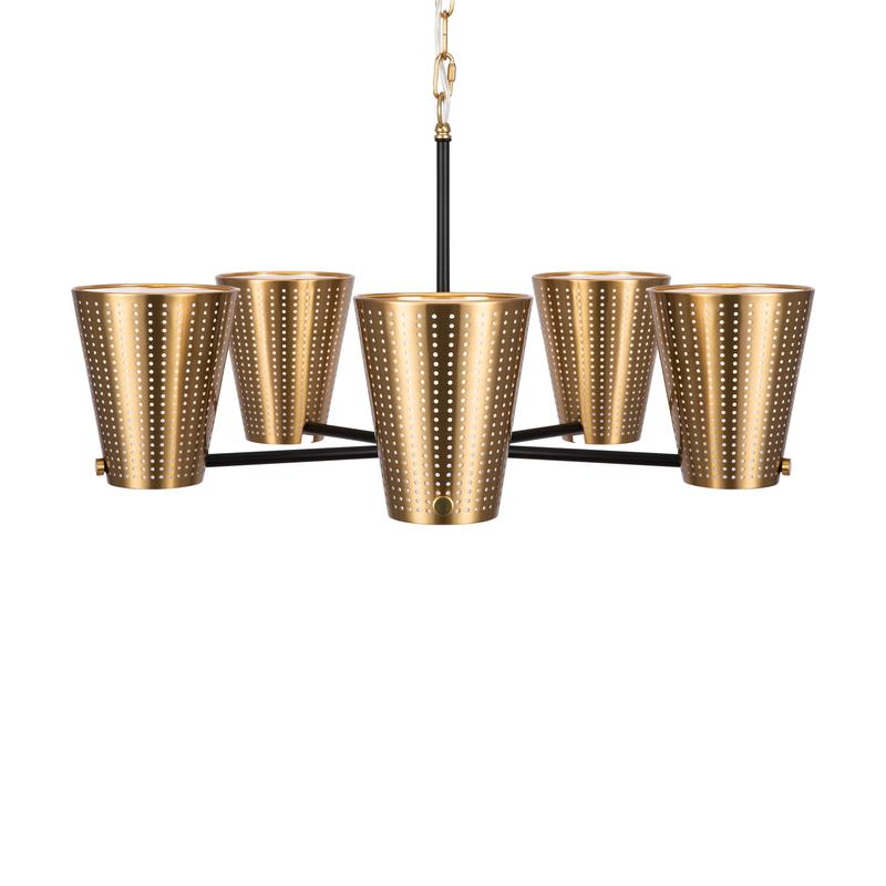 Светильник Terra 40Вт E14х5 IP20 подвесной Freya FR5260PL-05BS