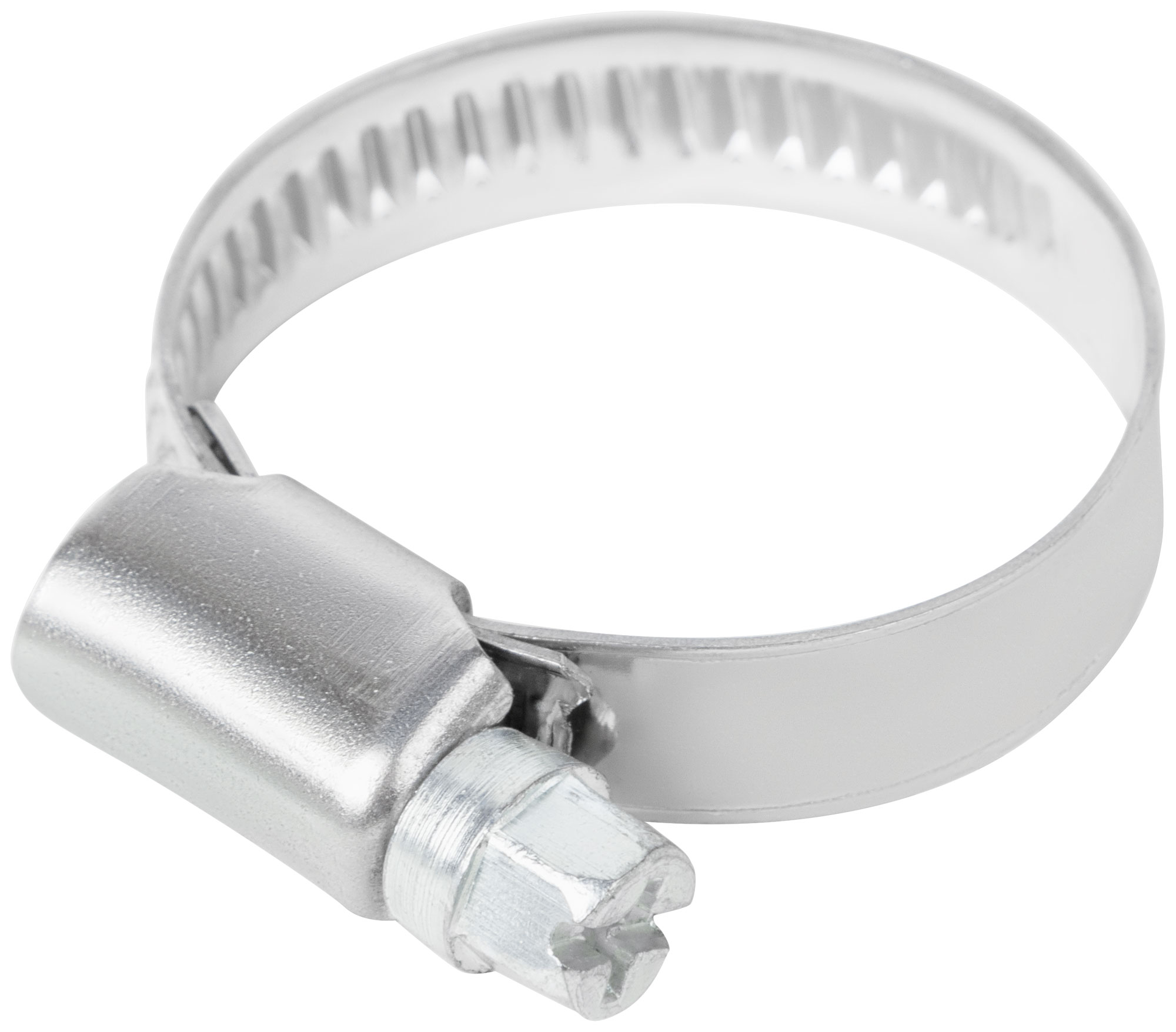 Хомут обжимной накатной, ширина 9 мм, нерж.сталь  16-32 мм