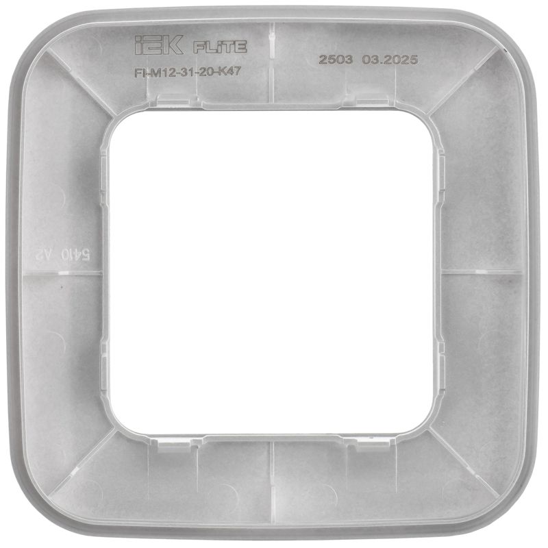 Рамка 1-м СП FLITE РУ-1-А-ФлА алюм. IEK FI-M12-31-20-K47