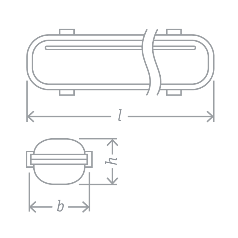Светильник 61 087 DSP-04-600-IP65-2хT8-G13 176-264В под лампу NLL T8 LED (аналог ЛСП 2х18) Navigator 61087