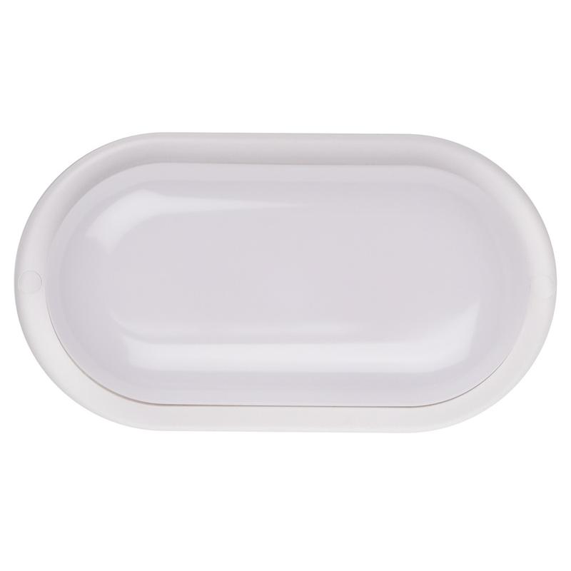 Светильник светодиодный "Банник" PBH-PC2-OA 12Вт 4000К IP65 ЖКХ ДБП овал. пылевлагозащ. бел. JazzWay 1035677A