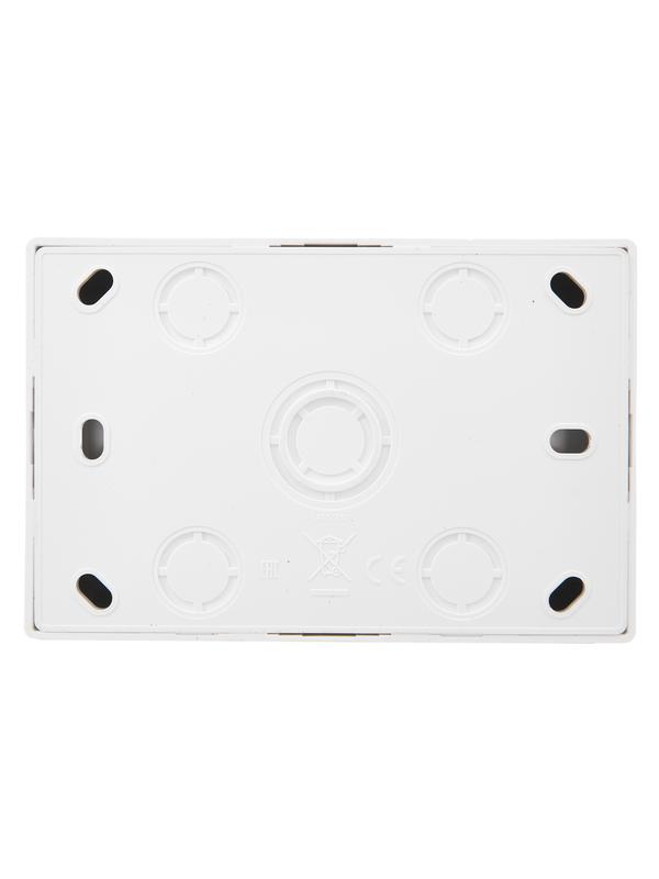 Розетка 2-м ОП LETO с заземл. закрытый корпус ПБТ бел. LEZARD 752-0200-127B