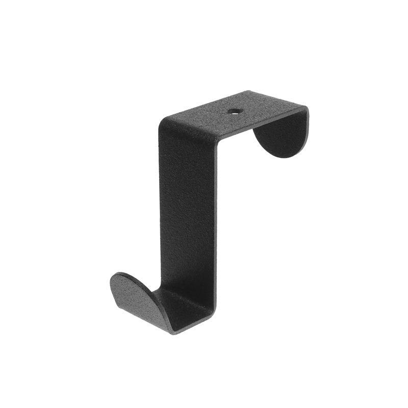 Держатель для хранения одежды в стиле лофт крепление на дверь 3 штуки черн. Rexant 38-0711