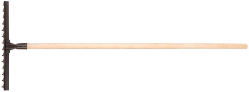 Грабли витой зуб 14 зубьев с деревянным черенком КУРС 76965