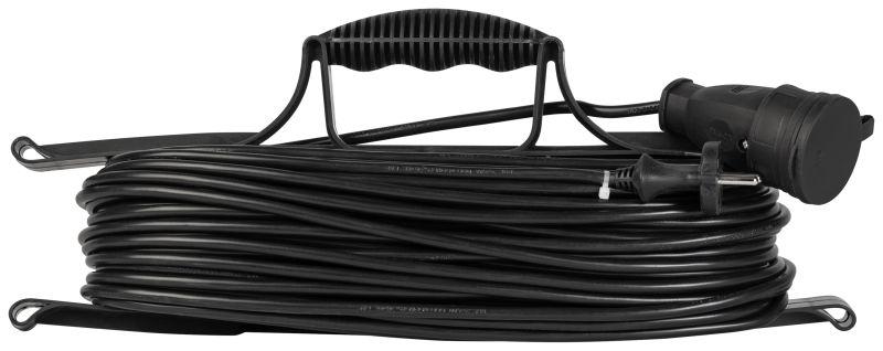 Удлинитель-шнур на рамке 1х40м без заземл. ПВС 2х1 GREEN LINE FR-10-40m Эра Б0065095