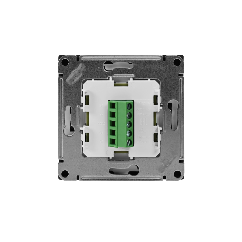 Выключатель сценарный 4-кл. ArtGallery (сх. 1) сталь SE GAL000974