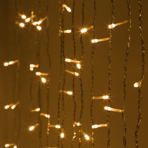 Гирлянда светодиодная "Занавес" 3х3м 300LED тепл. бел. 220В Holiday INZL-01Z Intro Б0060439