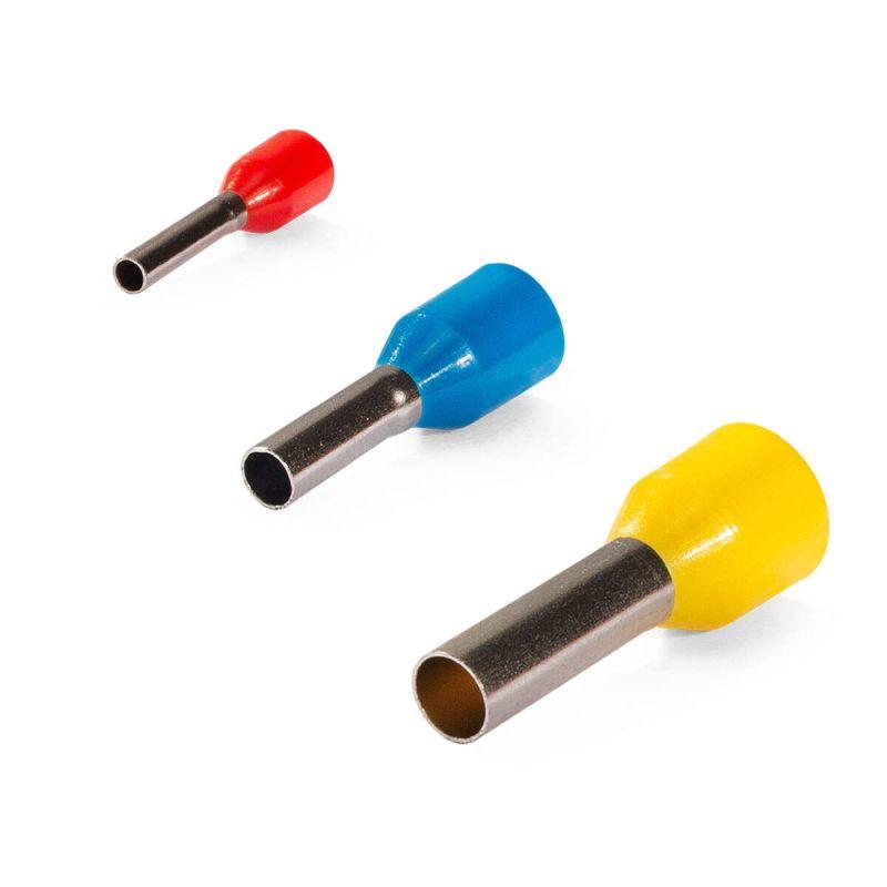 Наконечник штыревой втулочный изолированный НШВИ 25-16 ЕВРО желт. КВТ 103209