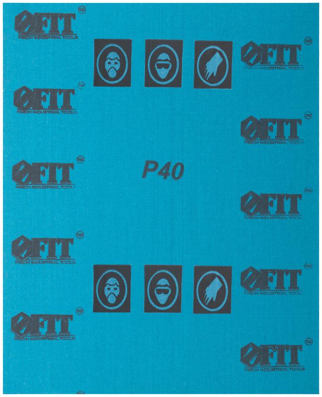 Лист шлифовальный водостойкий на тканевой основе алюм./оксидный профи 230х280мм (уп.10шт) Р 40 FIT 38192