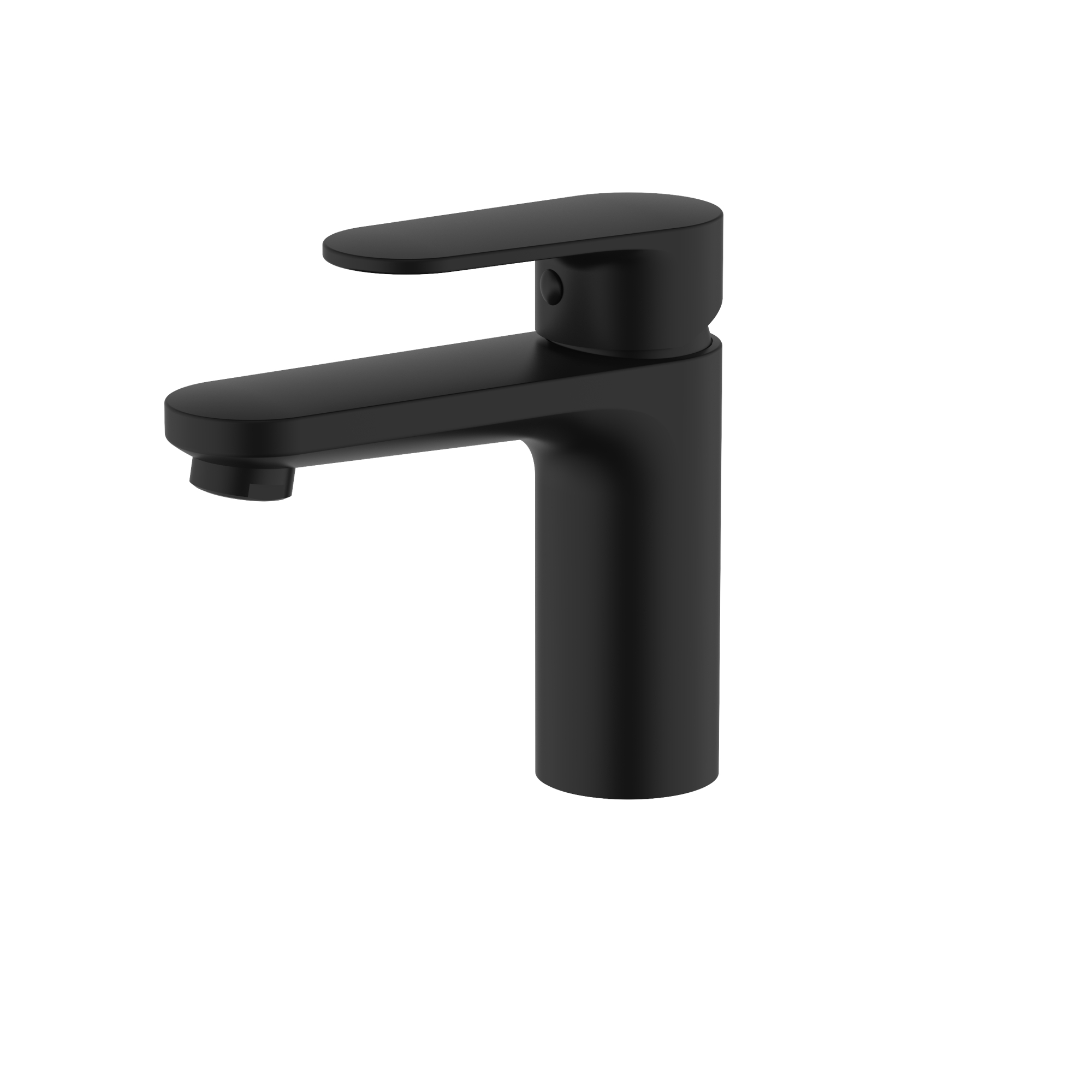 Cмеситель Aquatek НИКА для раковины 90 без донного клапана AQ1810MB матовый черный