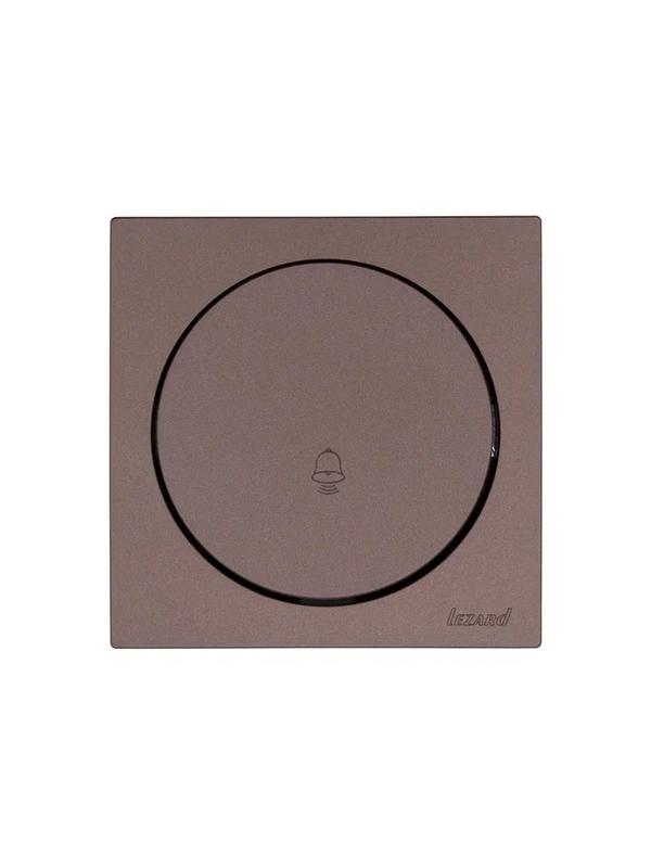 Кнопка звонка СП OSEN механизм шоколад OSEN LEZARD 743-7388-103