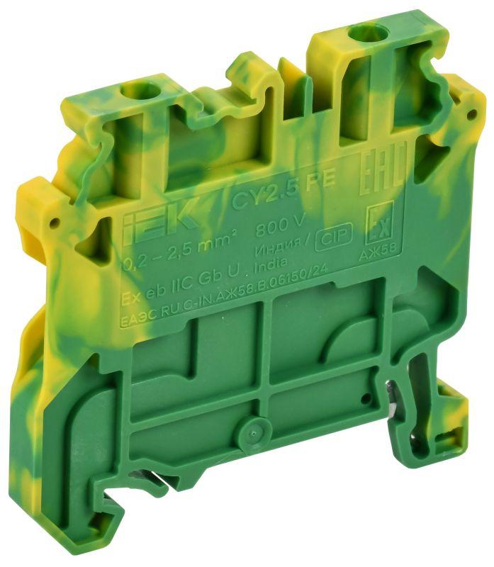 Колодка клеммная CY4 PE Ex ARMAFIX IEK AF-CT30-01-K52-004-EX