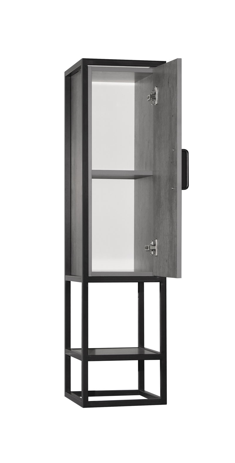 Пенал подвесной "ЛОФТ" 30 см БЕТОН