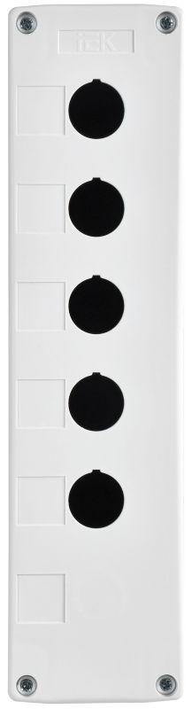 Корпус КП105(6)-Р 5(6)-м для кнопок бел. IEK BKP10-6-K01-R