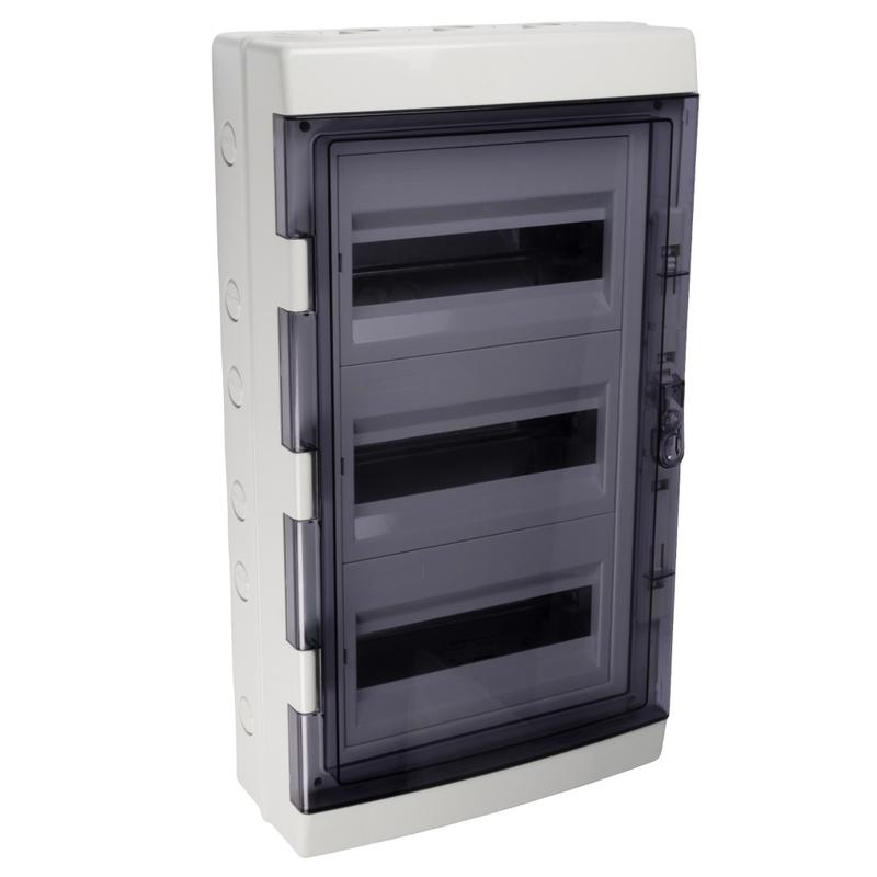Бокс модульный накладной PDB/W 4036 GR (ЩРН-ПГ-36) IP65 пластик. Pro JazzWay 5072169