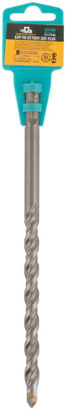 Бур по бетону SDS PLUS с двойной резьбой 12х210мм MOS 32516М