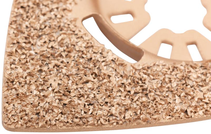 Насадка шлифовальная карбидная треугольная 80мм FIT 37935