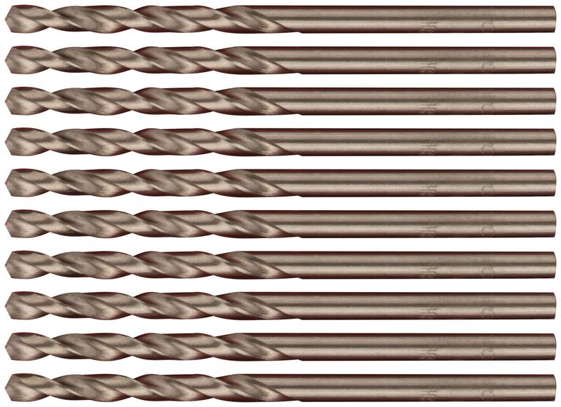 Набор сверл по металлу Profi 3.3х65мм с кобальтом 5проц. (уп.10шт) Cutop 48-33-10