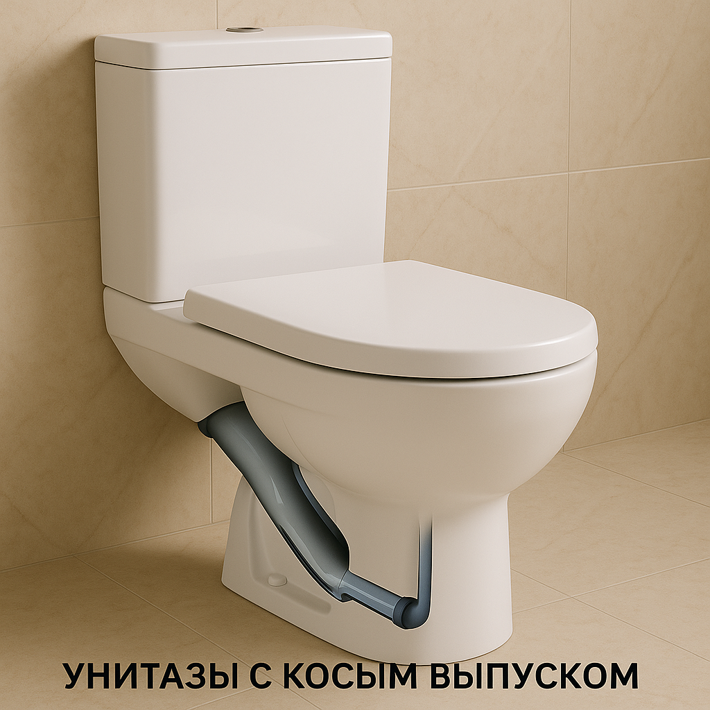 Унитазы с косым выпуском