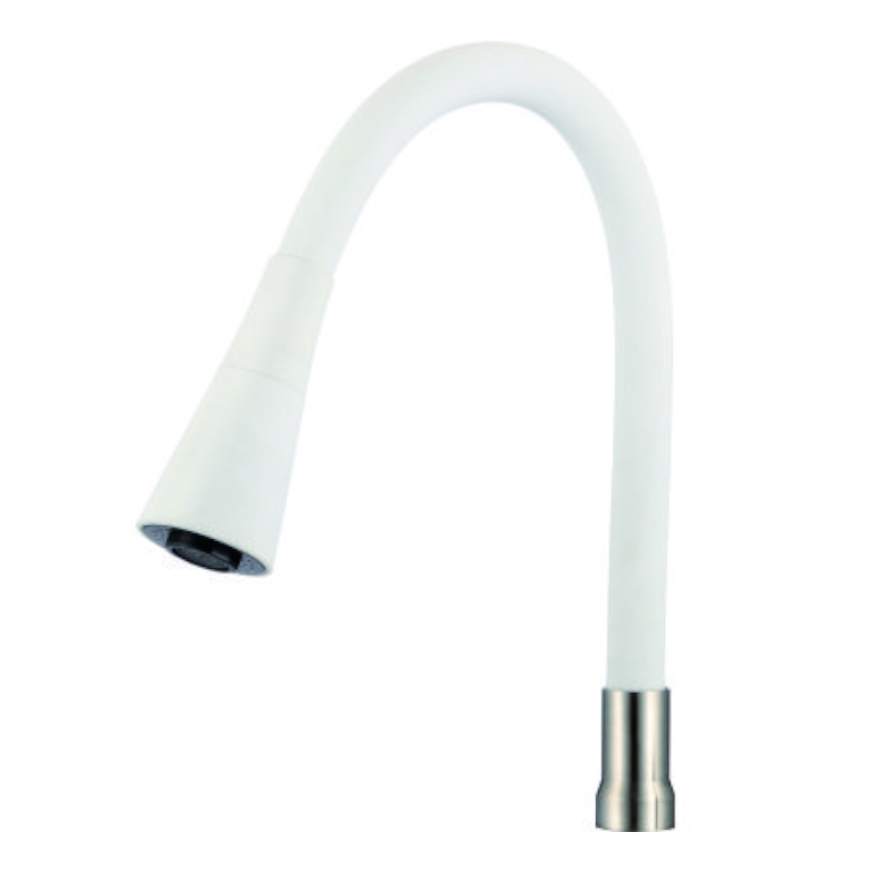 Гибкий излив для кухонного смесителя Savol S-MCG02L, белый