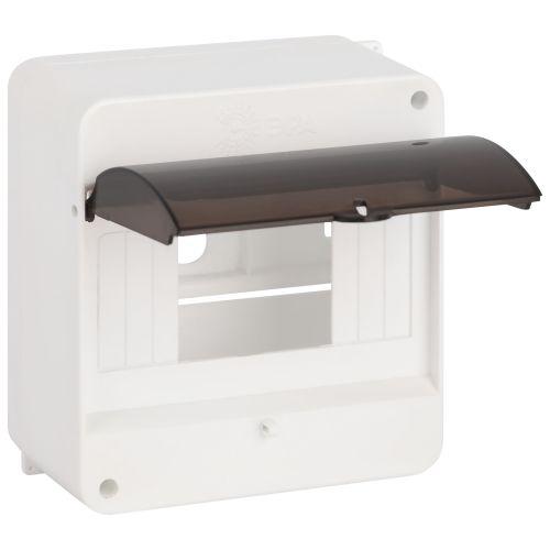 Корпус навесной SIMPLE КМПн 1/6 IP30 пластик.; прозр. крышка; бел. Эра Б0069240
