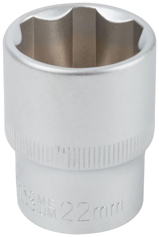 Головка шестигранная CrV 1/2дюйм 22мм FIT 62052