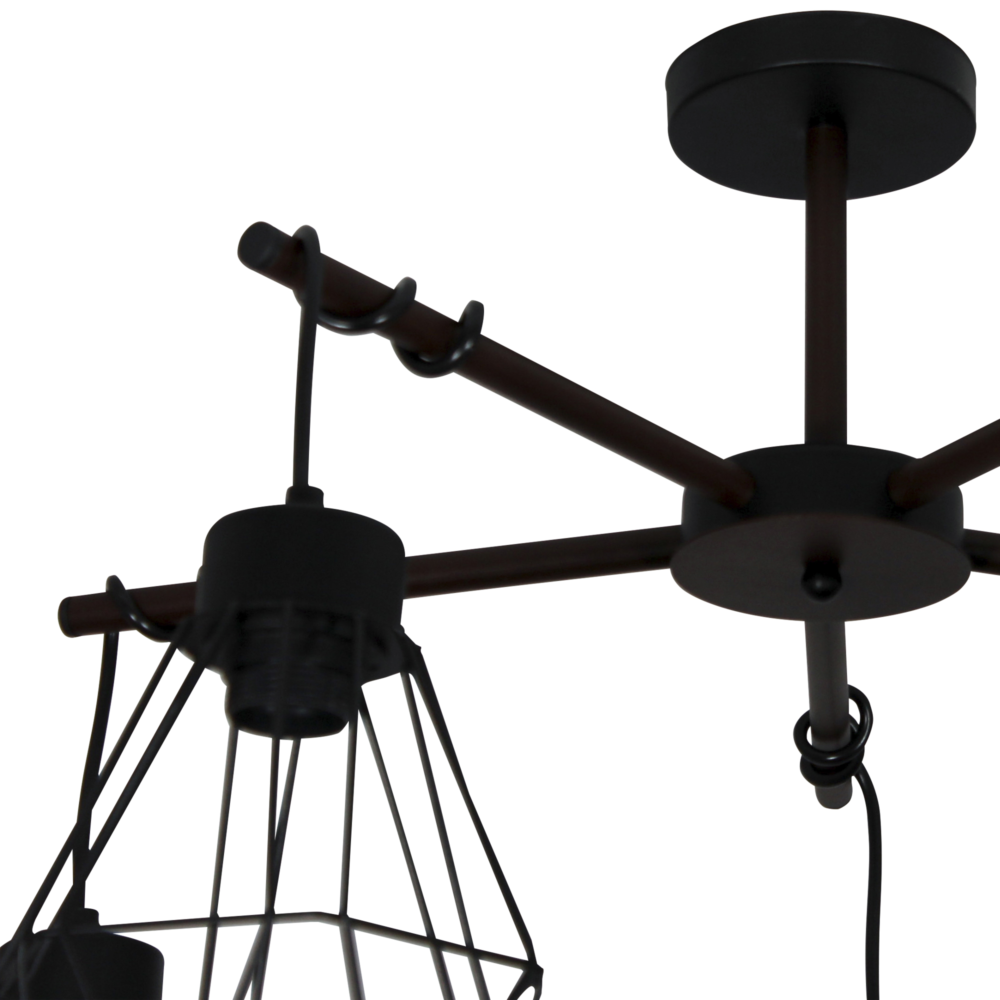 Светильник Магна 151 черн.муар НПБ 01-5х60-161 Е27 ИМ