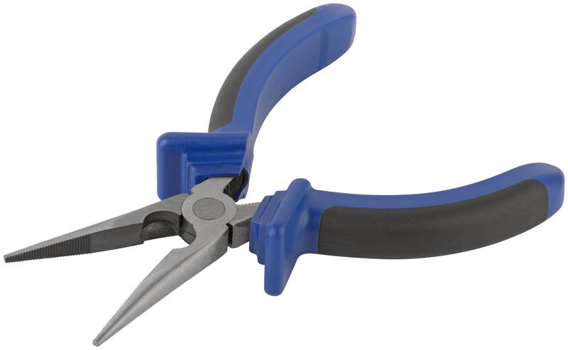 Тонконос "Один" двухцветные обрезиненные ручки полированная сталь 160мм MOS 47475М