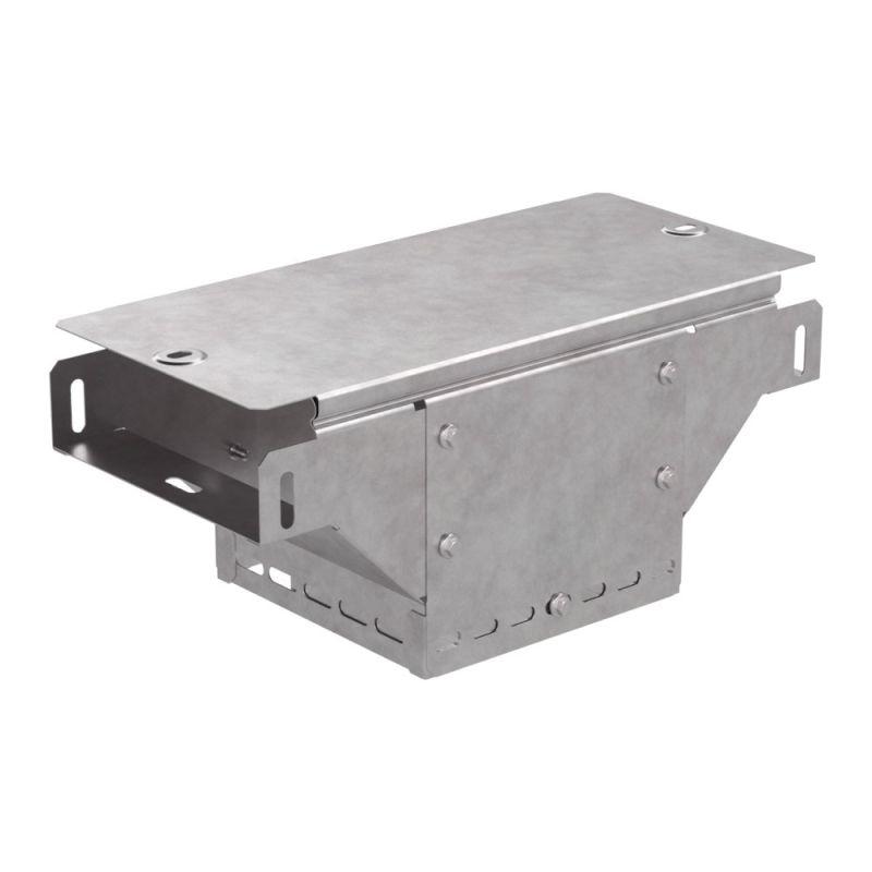 Ответвитель Т-образный вертикальный 150х50 с крышкой Стандарт Промрукав PR16.0959