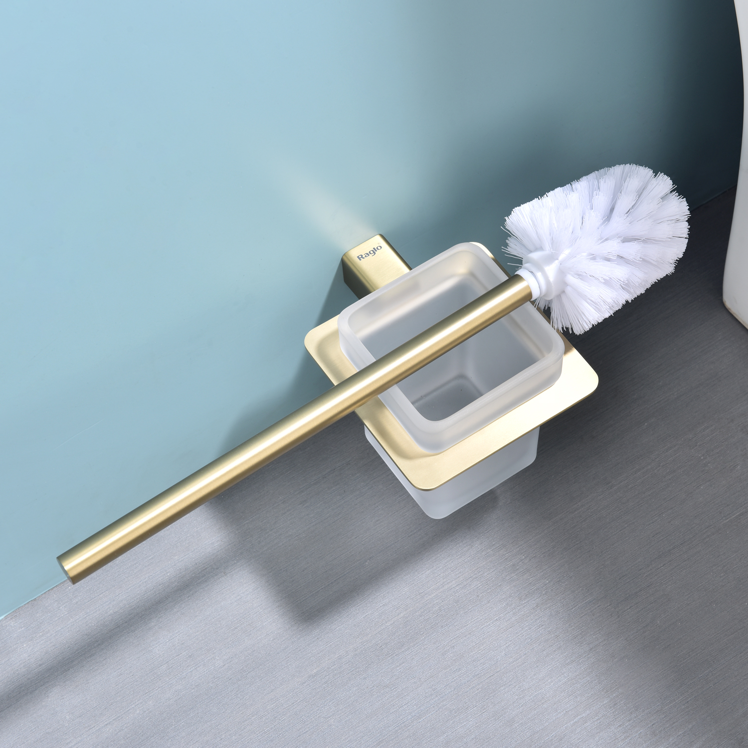 Ершик настенный Raglo R301.10.03, золотой сатин