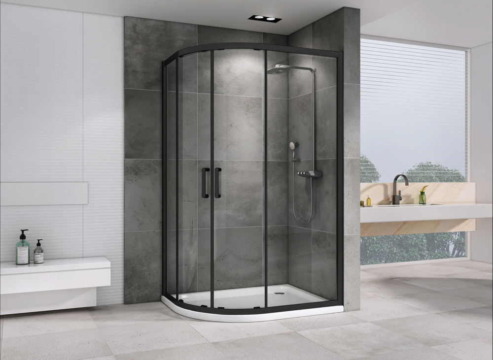 Душевой уголок ABBER Schwarzer Diamant AG01118B