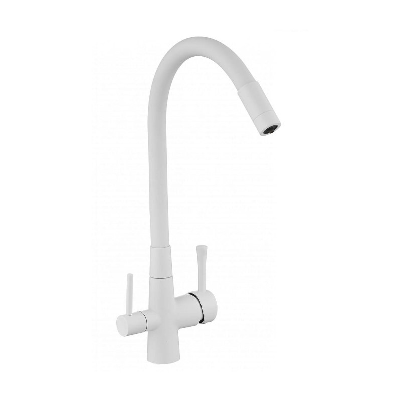 Смеситель для кухни с подключением к фильтру Savol S-L1806W-02, белый